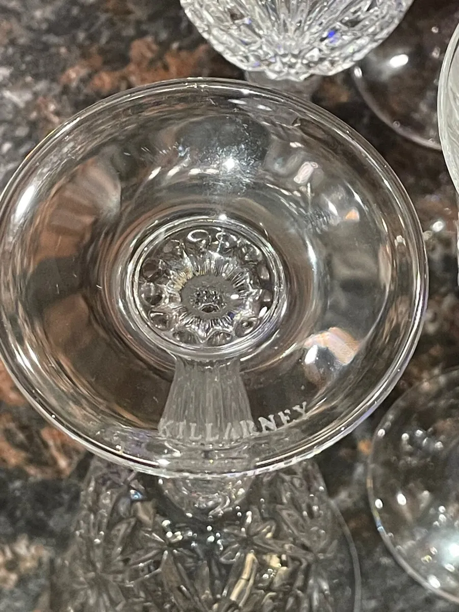 Killarney Crystal Wine Glasses - Image 2