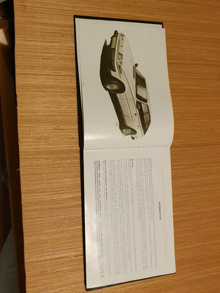 ROVER V8 S  origional handbook - Image 4