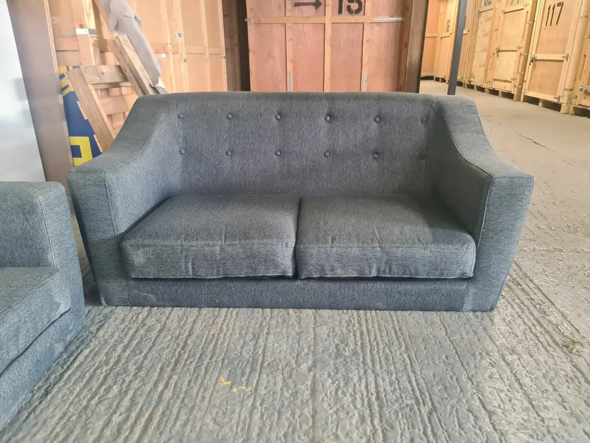 Set of 2 Sofas (missing the top legs ) - Image 2