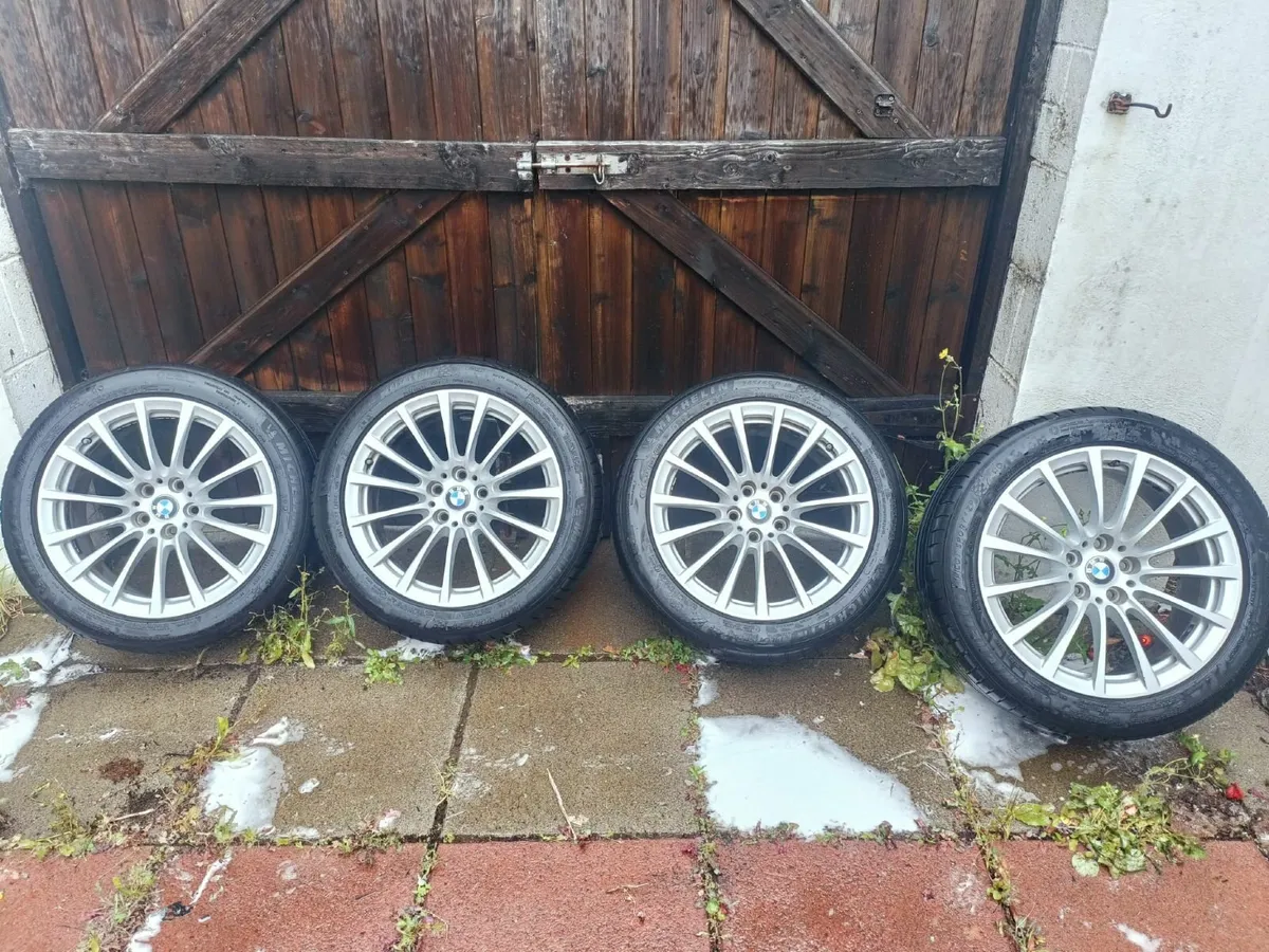 BMW 18" Alloys Michelin Tyres With Sensors - Image 1