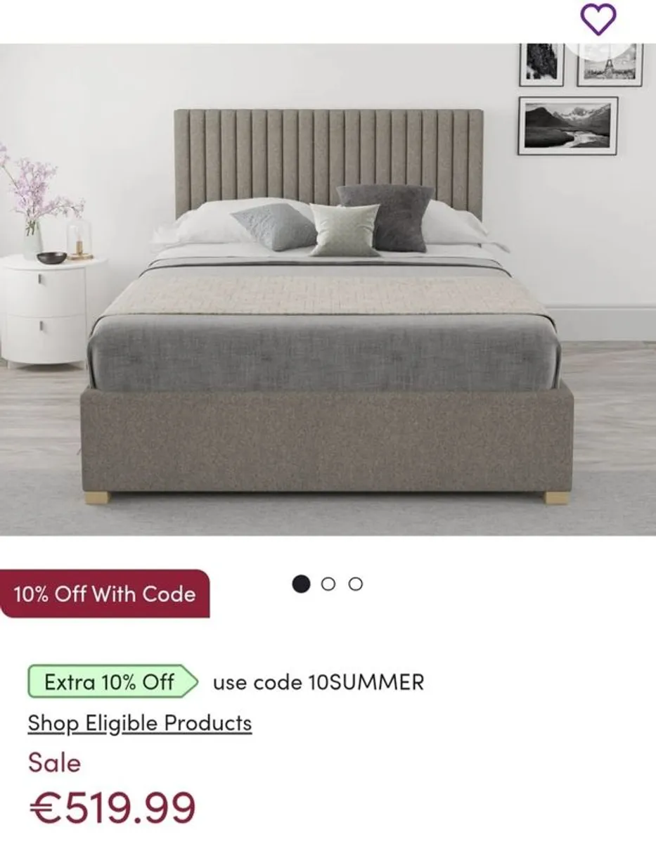 Brand new Double Bed. Unused - Image 2