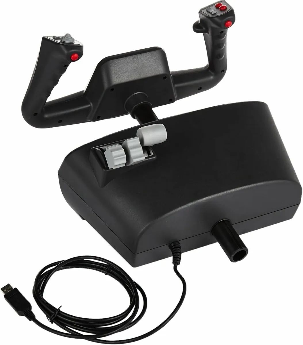 Flight Sim Yoke Wired Flight Simulator PC LAPTOP - Image 1
