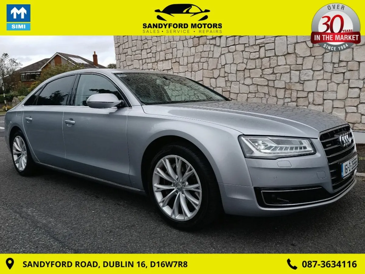 Audi A8 LWB 3.0 TDI 262BHP Quatt TIP SE EX 4D - Image 1