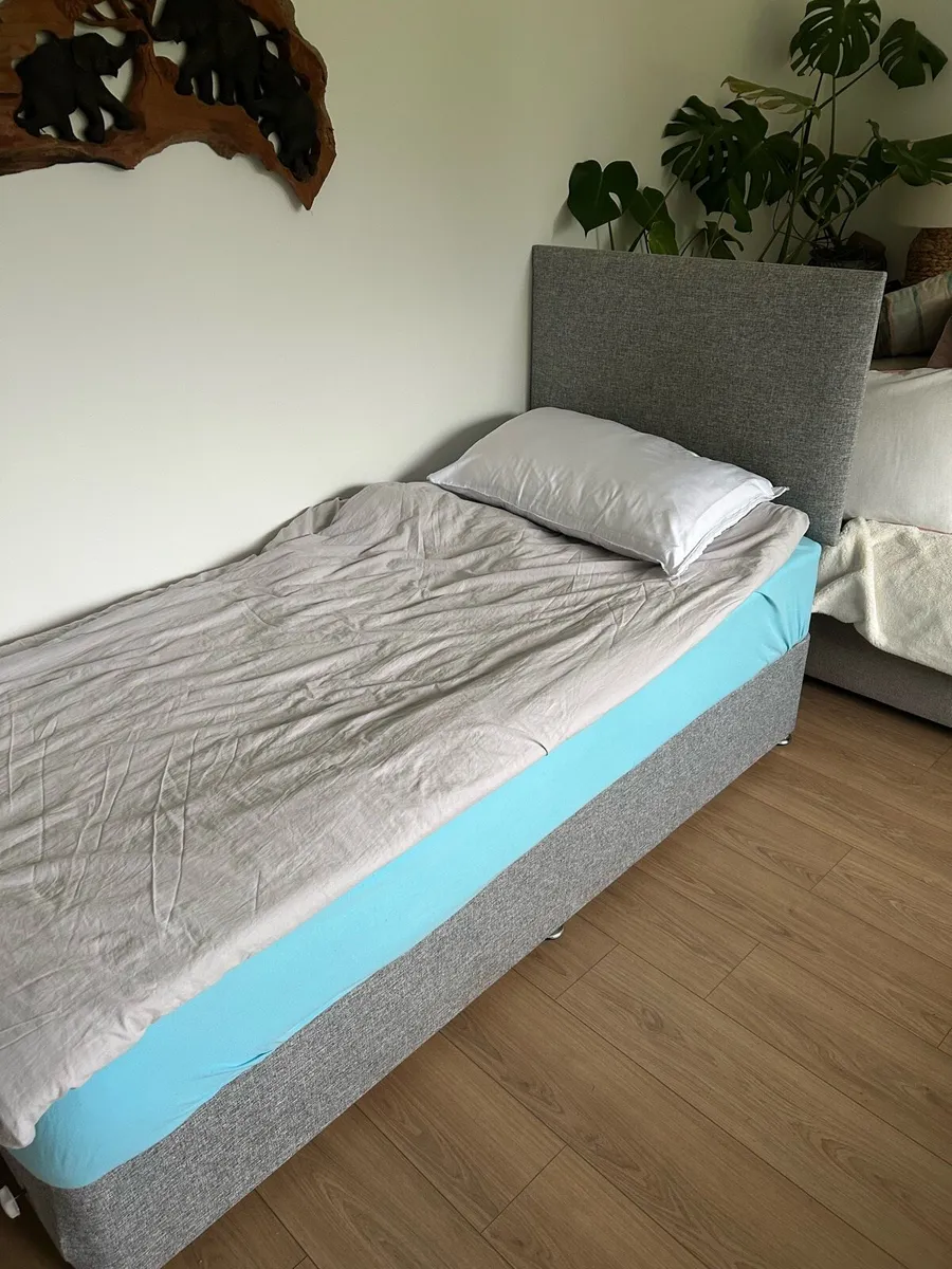 Single bed +mattress