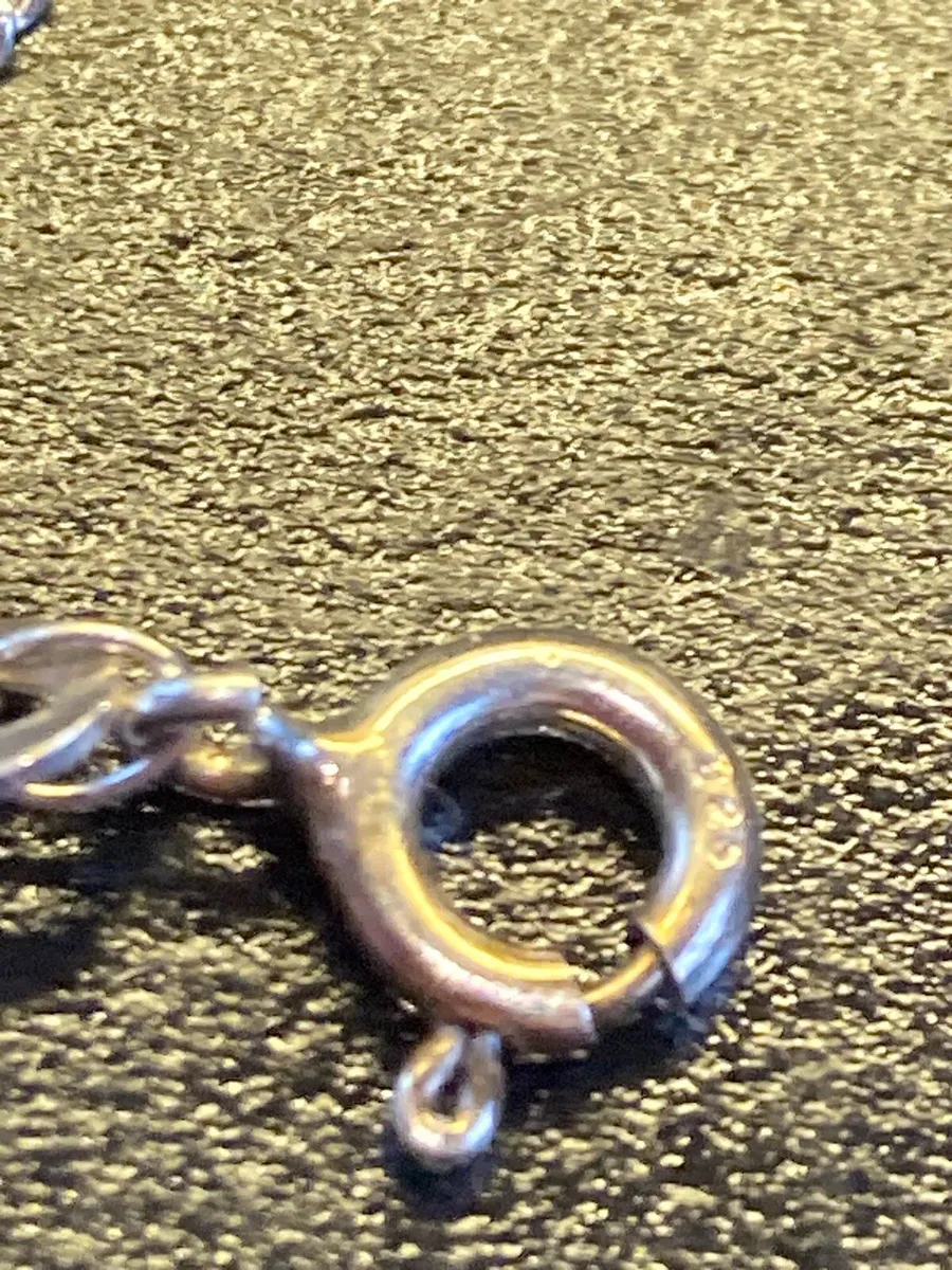 Sterling silver chain & Turkish Blue eye - Image 4
