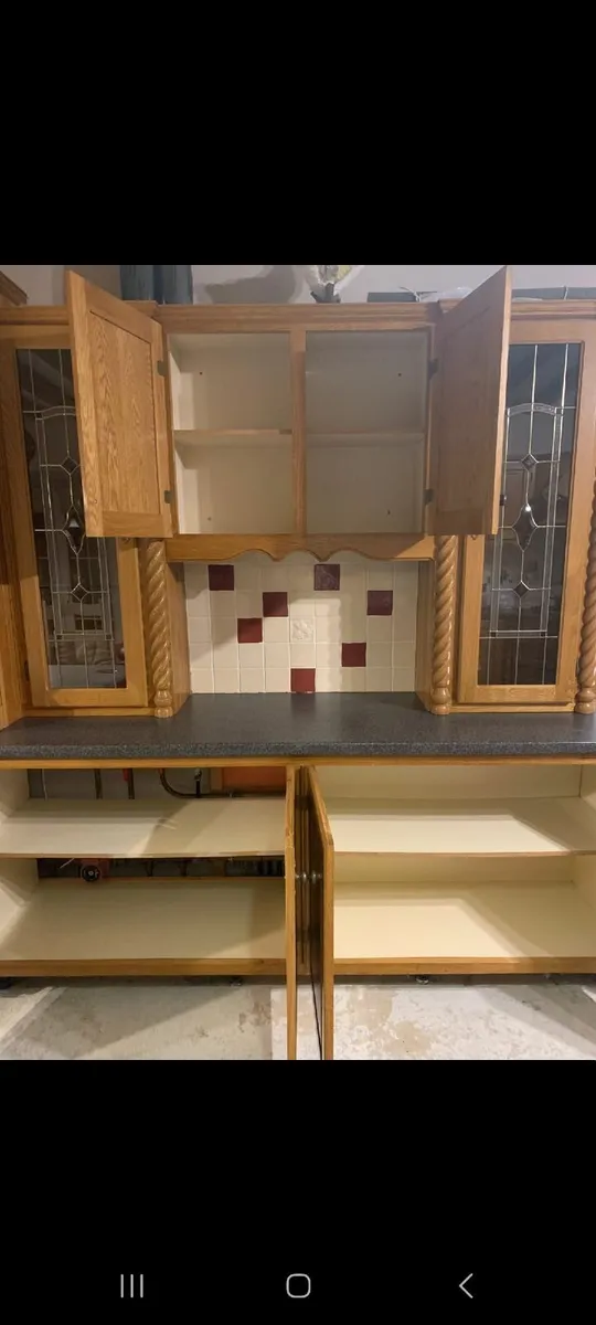 Solid oak kitchen cabinet doors - Image 2