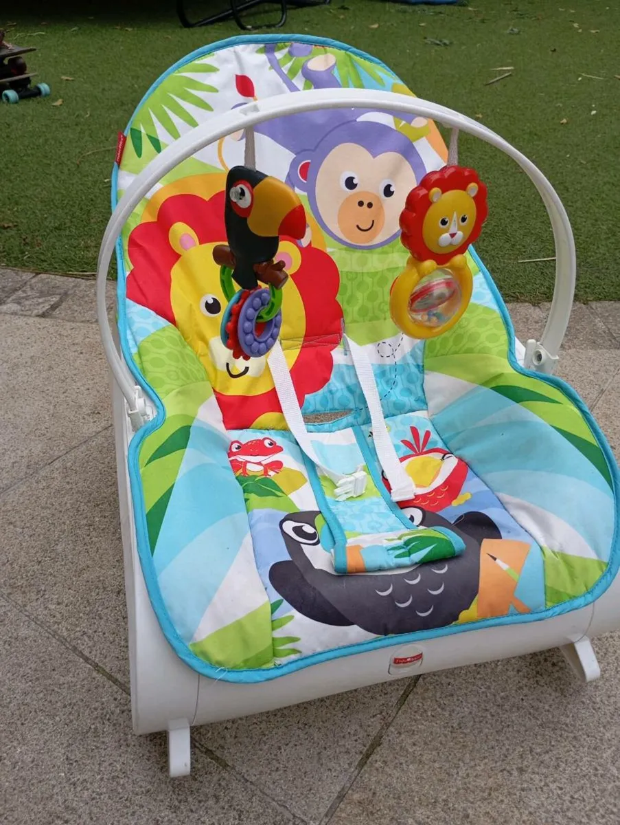 Baby Rocker and Inflatable Ring - Image 2