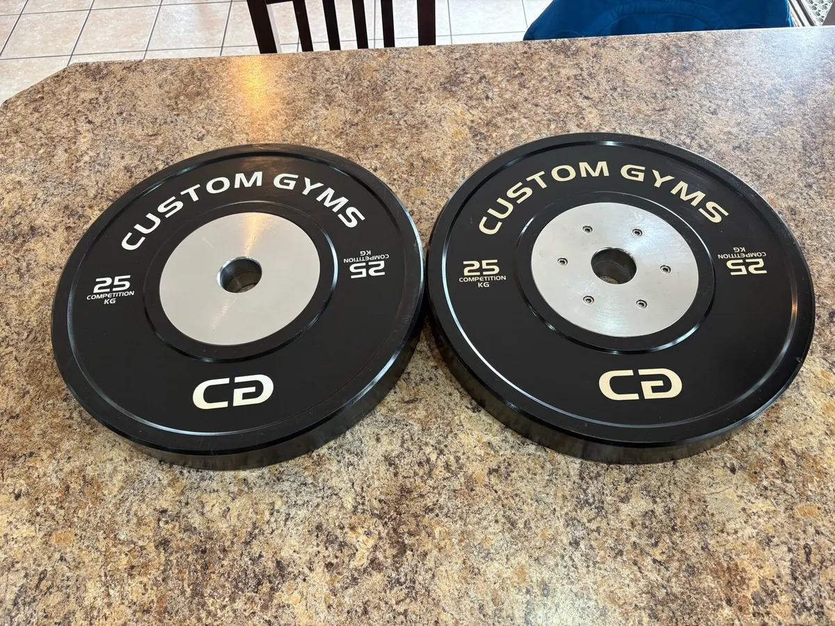 COMPETITION OLYMPIC BUMPER WEIGHT PLATES, CHEAP!!! - Image 1