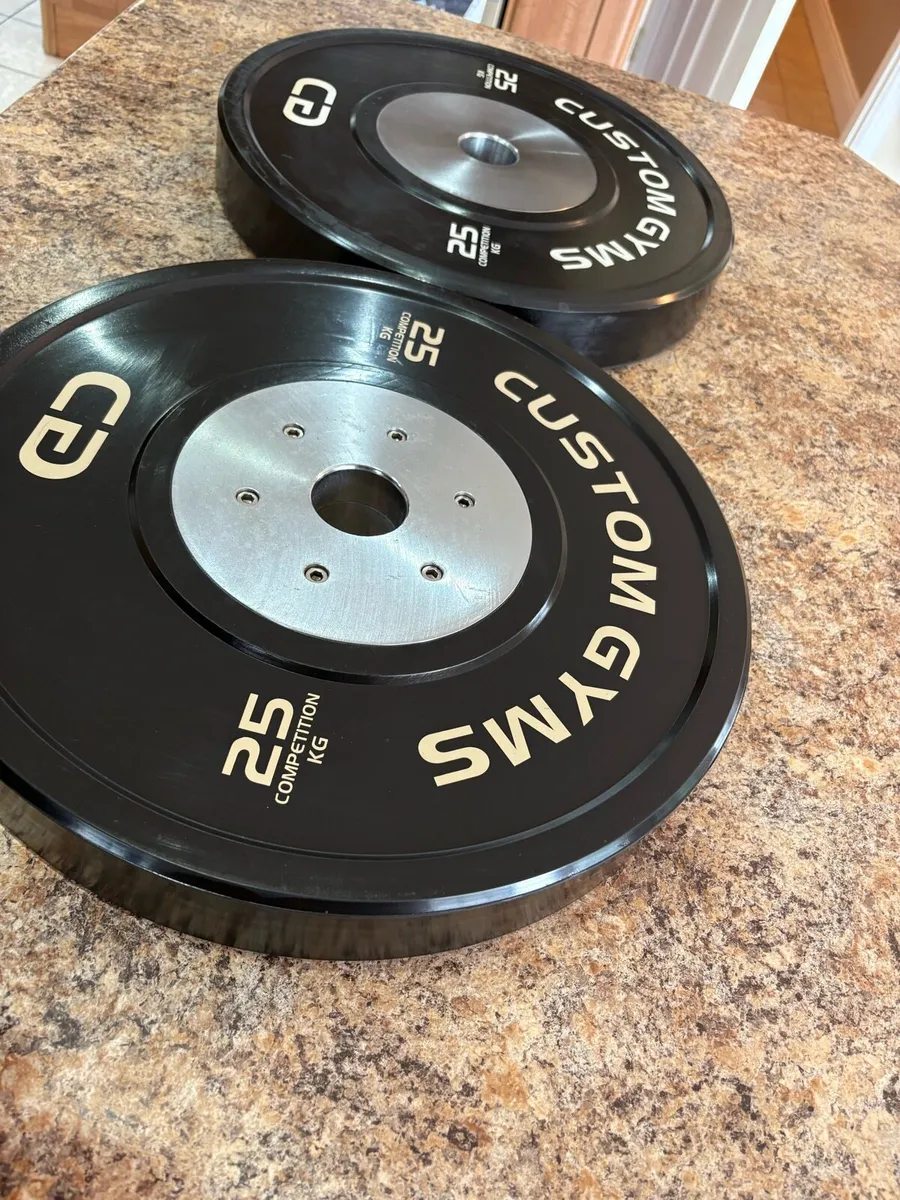 COMPETITION OLYMPIC BUMPER WEIGHT PLATES, CHEAP!!! - Image 2