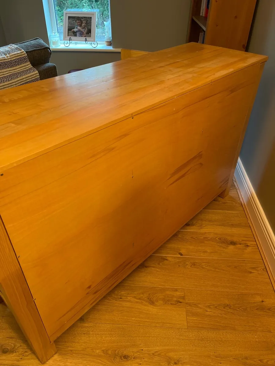 Solid wood side board/ dresser - Image 3