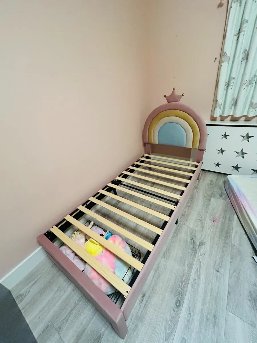 Princess Rainbow Girl Single Bed - Image 1