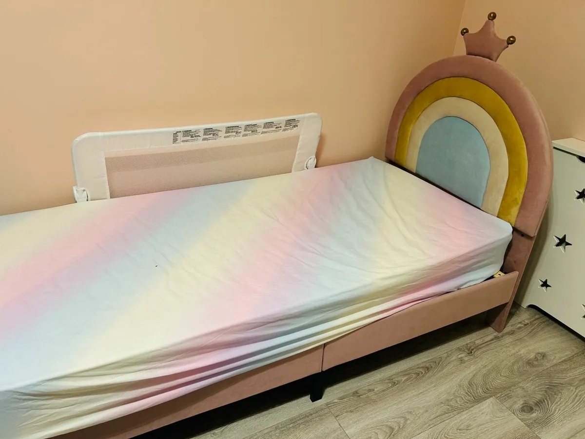 Princess Rainbow Girl Single Bed - Image 2