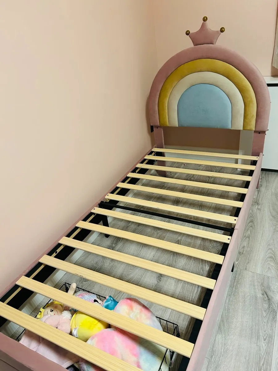 Princess Rainbow Girl Single Bed - Image 4