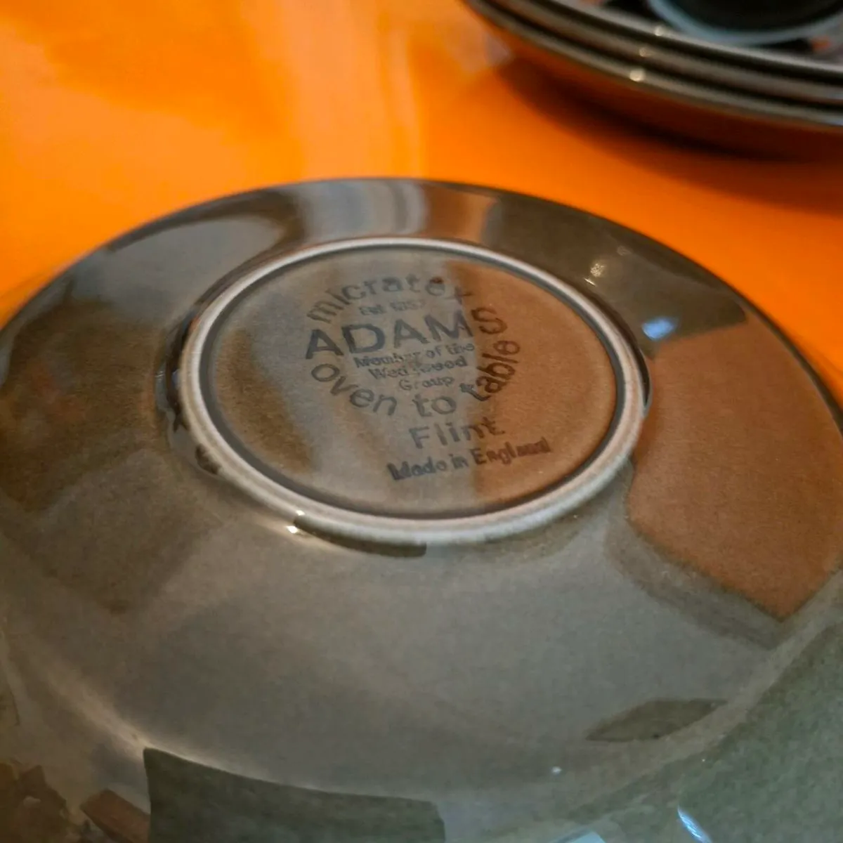 1970's Wedgwood Avocado Coffee Cups - Image 4
