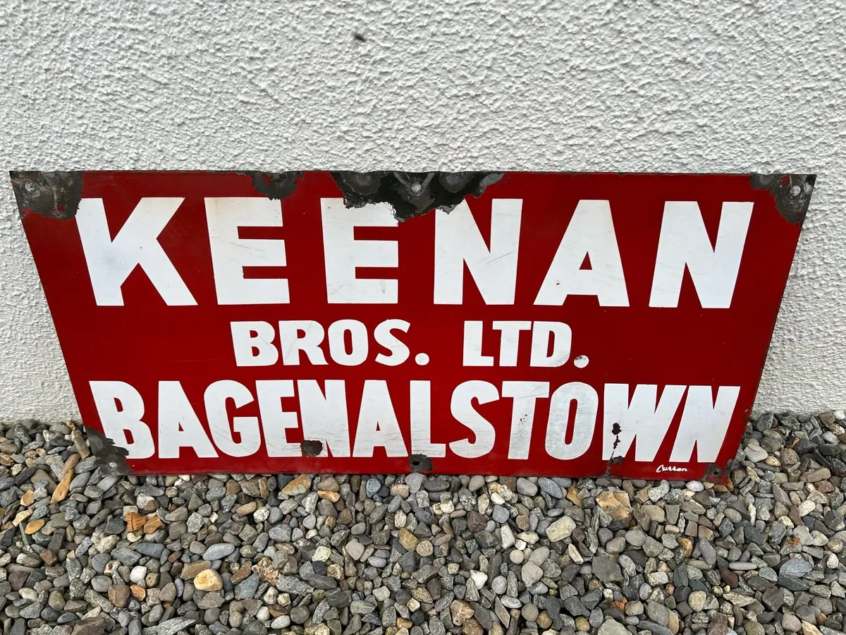 Enamel Shed Sign - Image 1