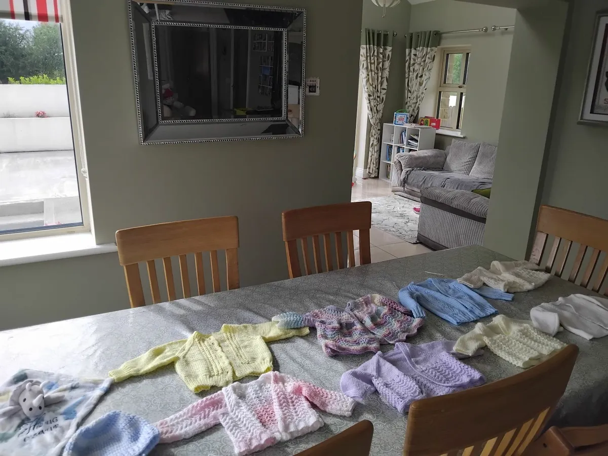 Baby handkitted cardigans - Image 1