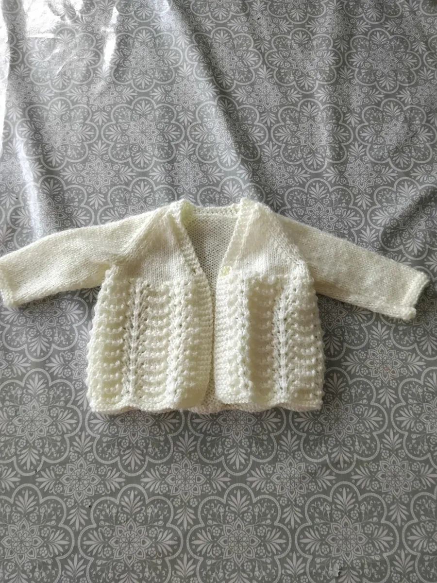 Baby handkitted cardigans - Image 2