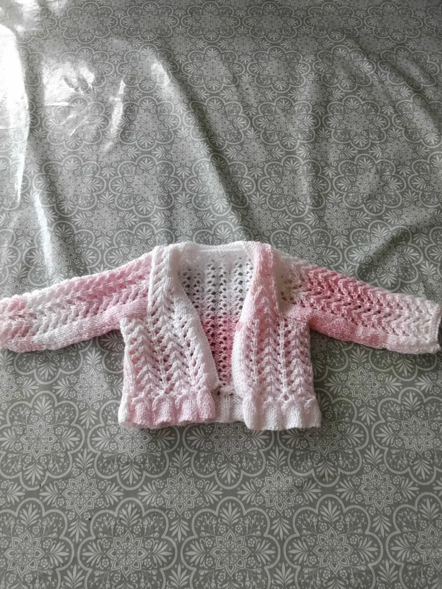 Baby handkitted cardigans - Image 3