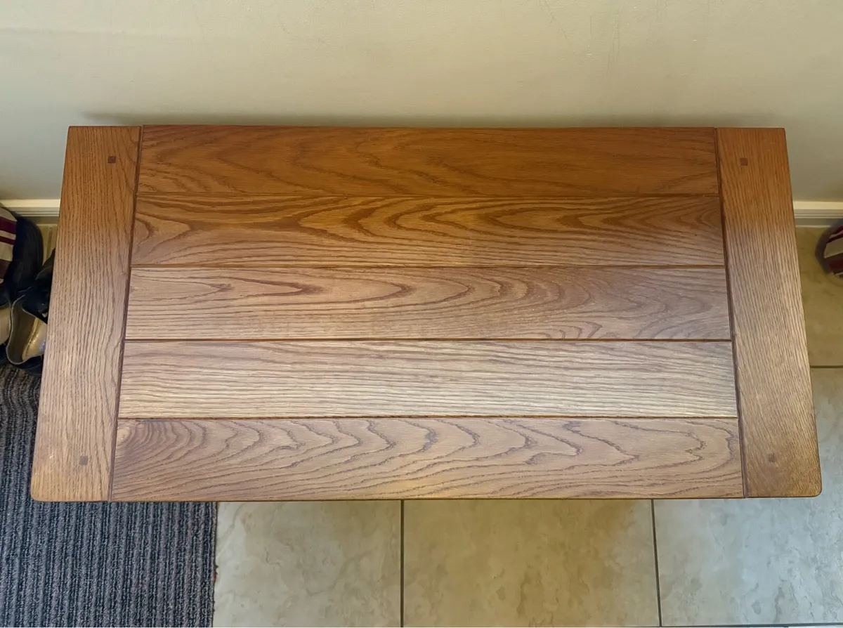 Solid Oak TV Unit - Image 4
