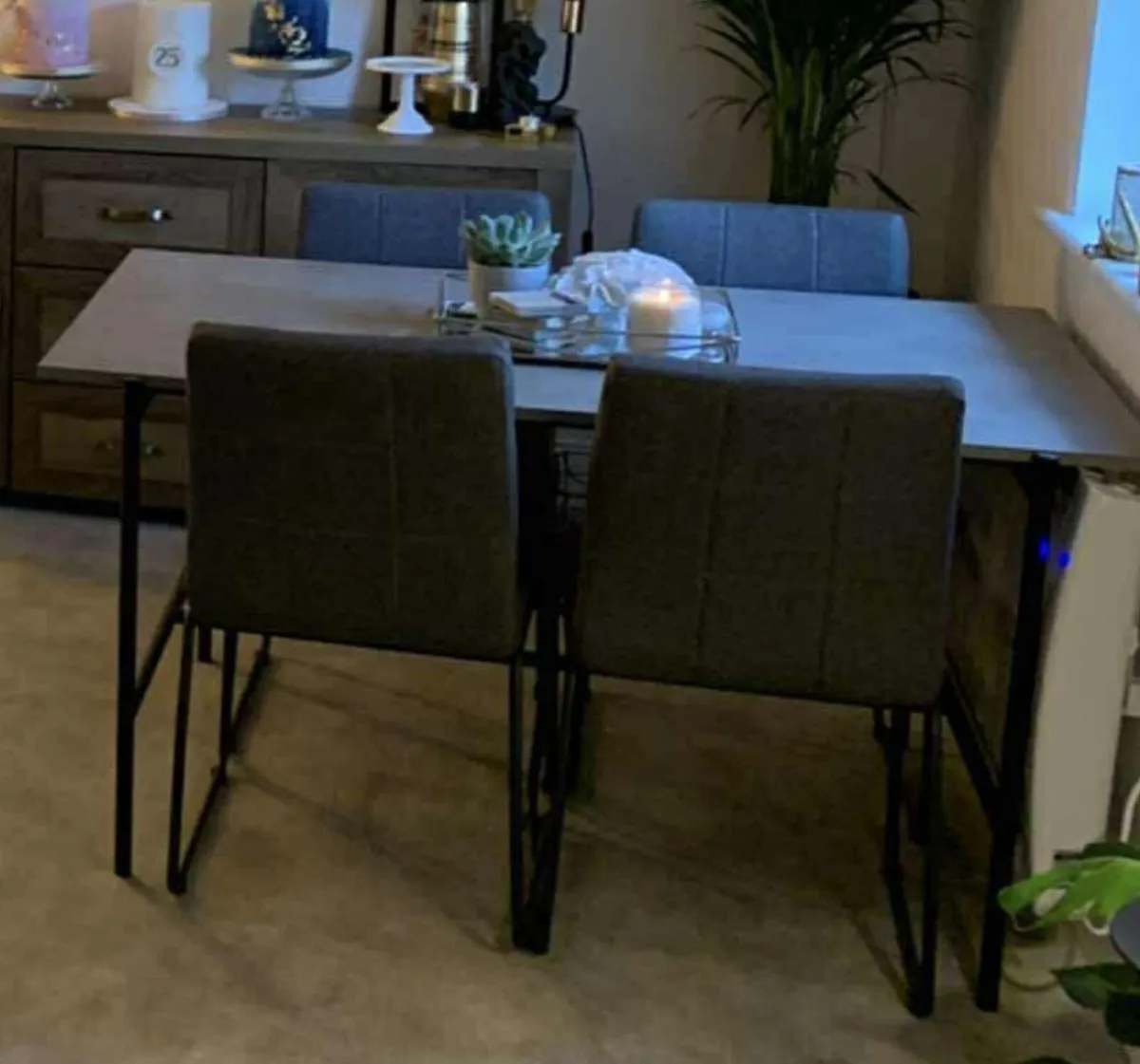 Table & 4 chairs