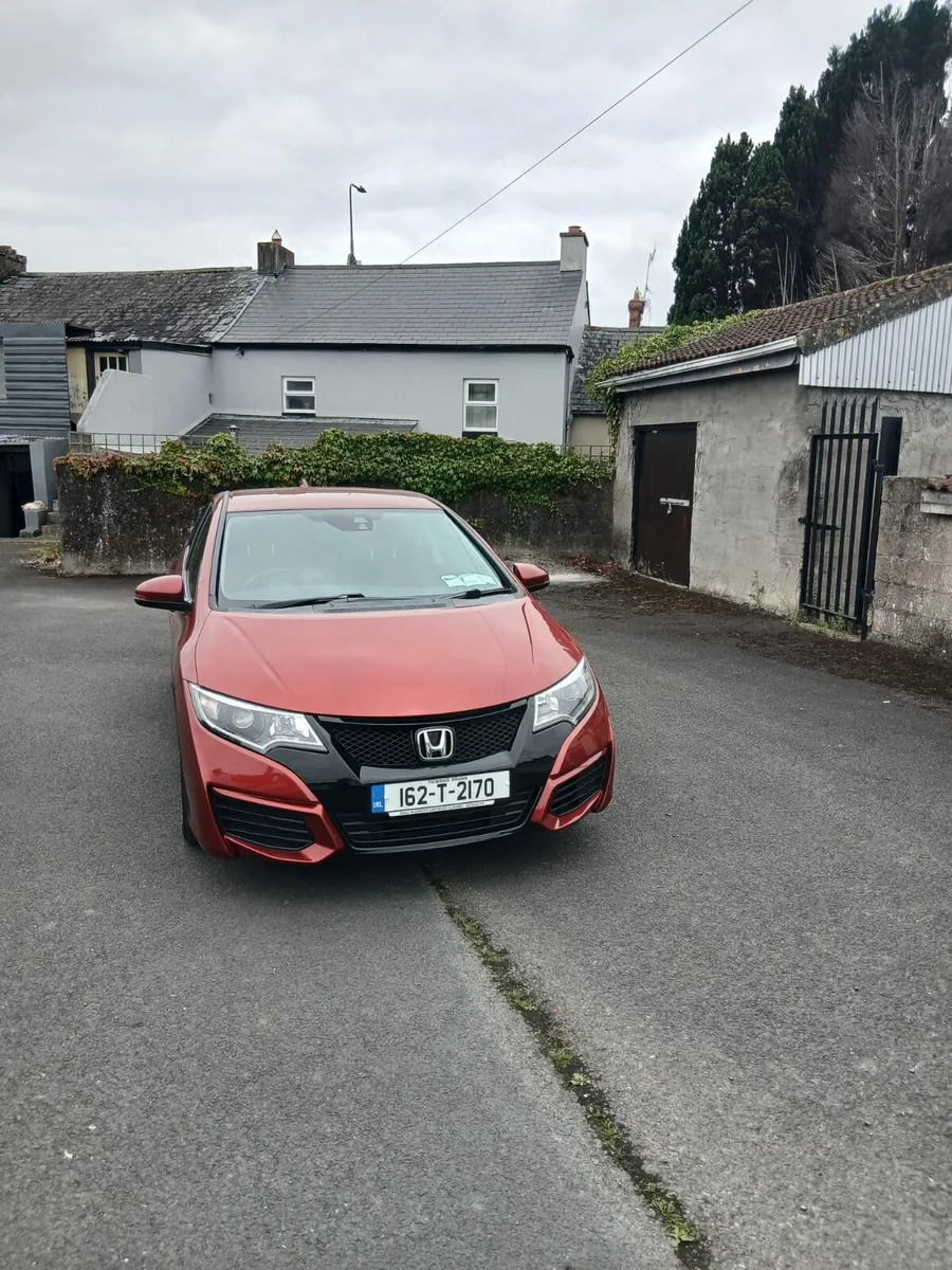 Honda civic 5dr 2016 1.6 diesel has nct + tax - Image 1