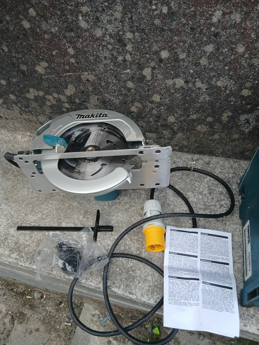 240 v oil colled arc welder, 110 v skill saw, 110 - Image 2