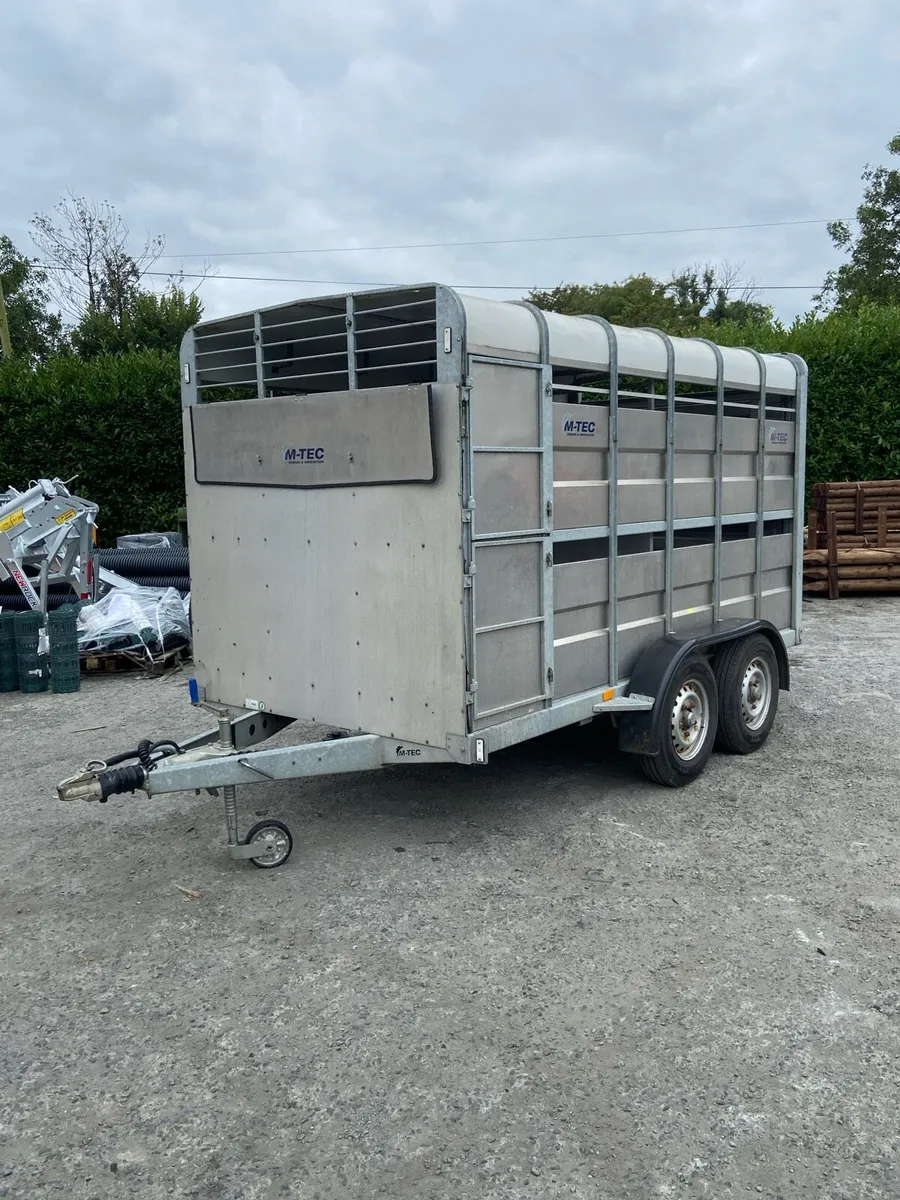 M tec 12ft cattle trailer - Image 1