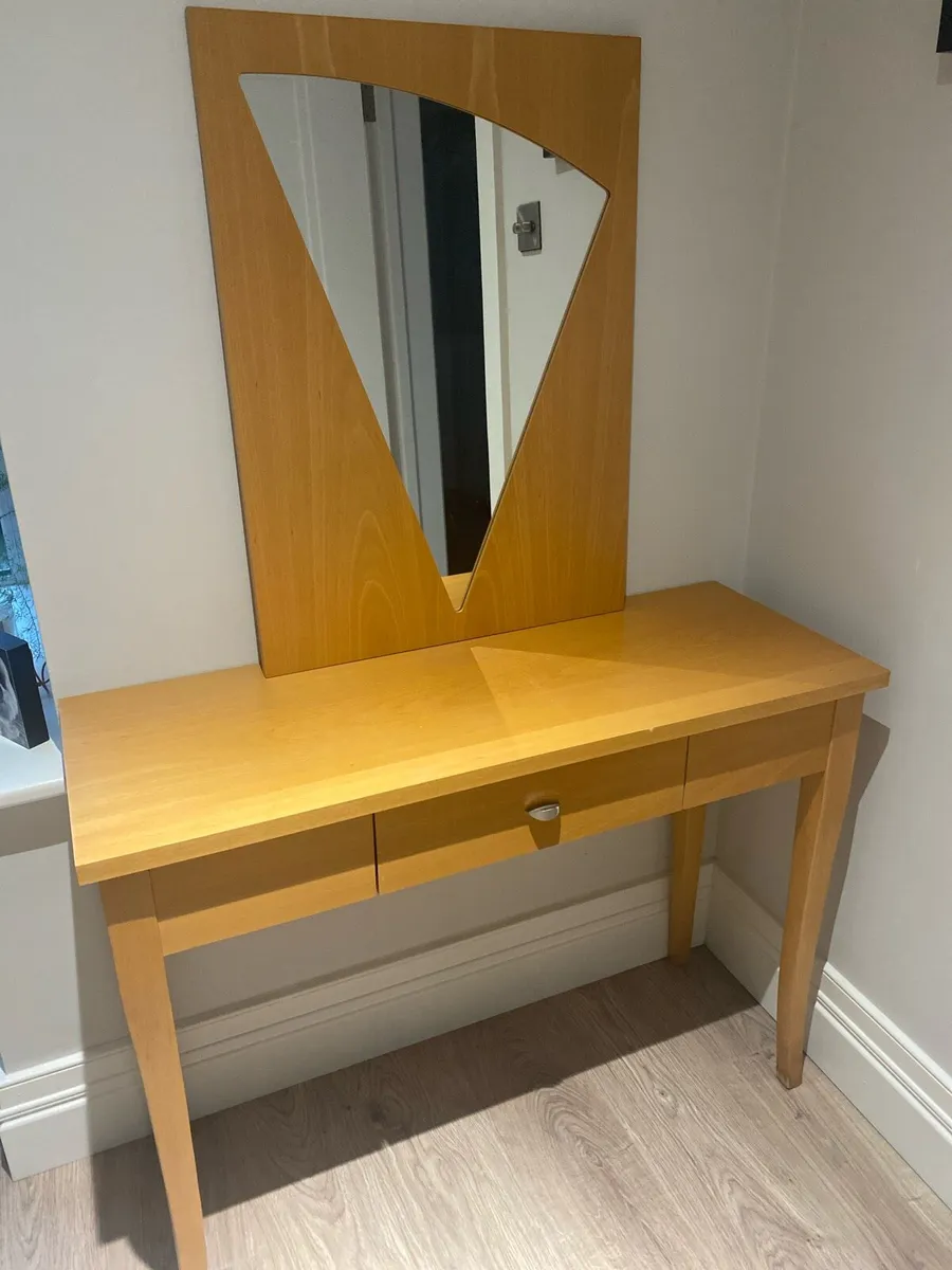 Console Table and Mirror - Image 1