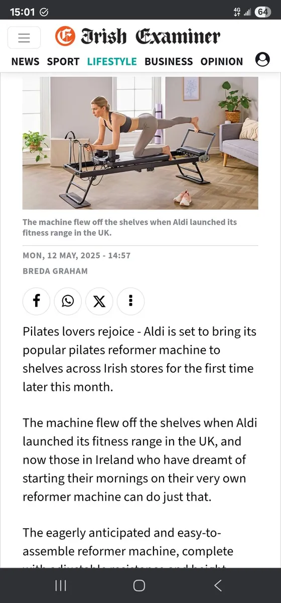 Reformer Pilates machine - Image 1