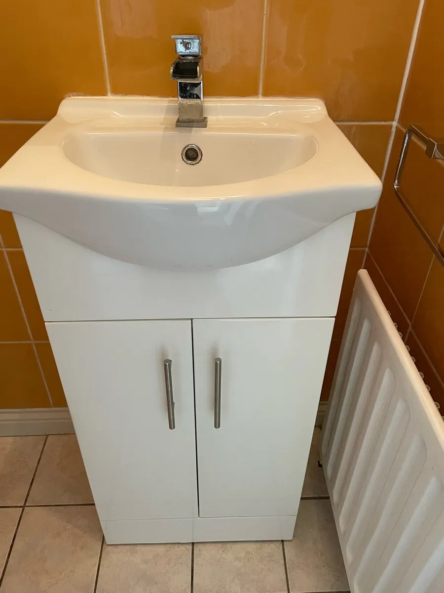 Sink unit and tap for sale - Image 1