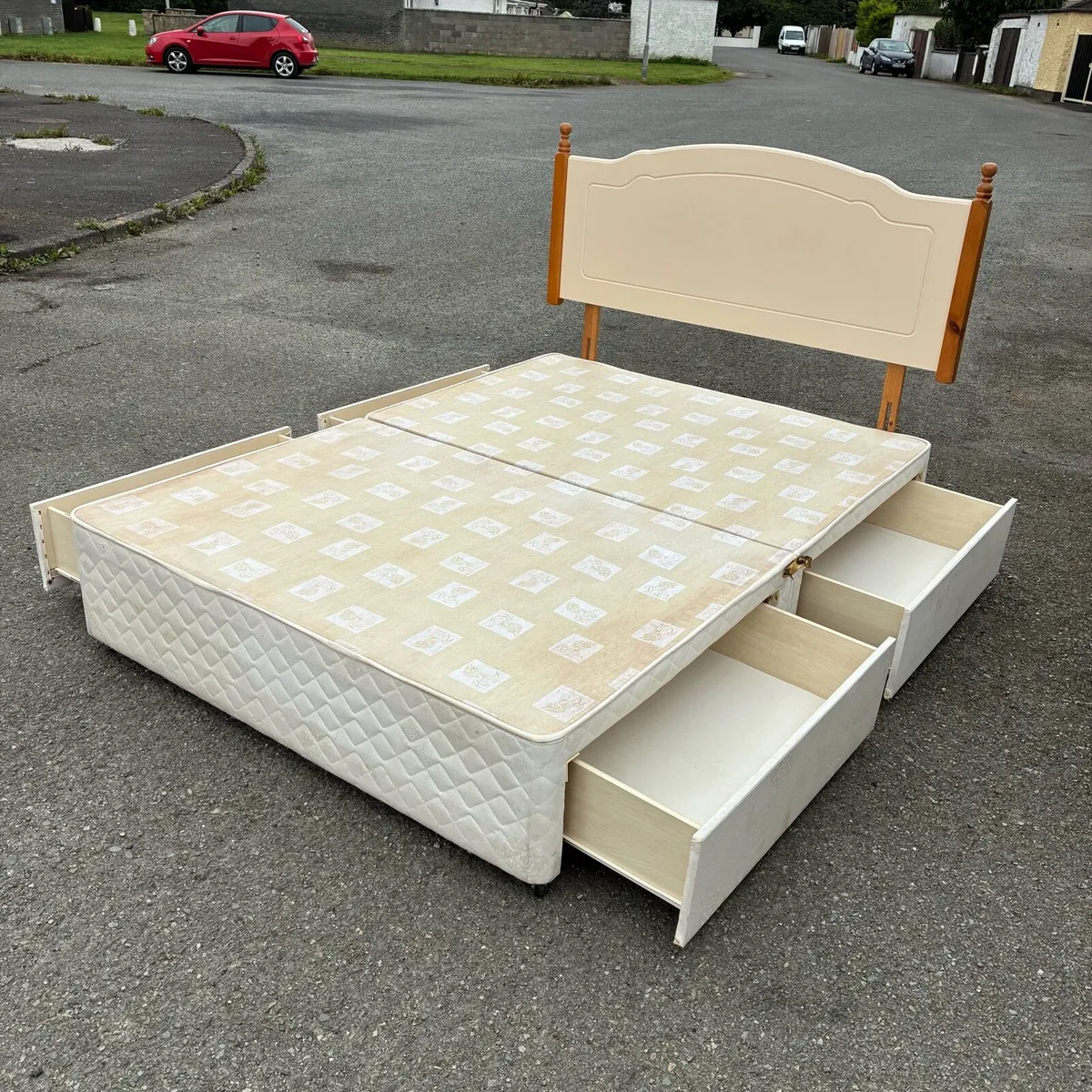 Double Bed with 4 Drawers - Image 4