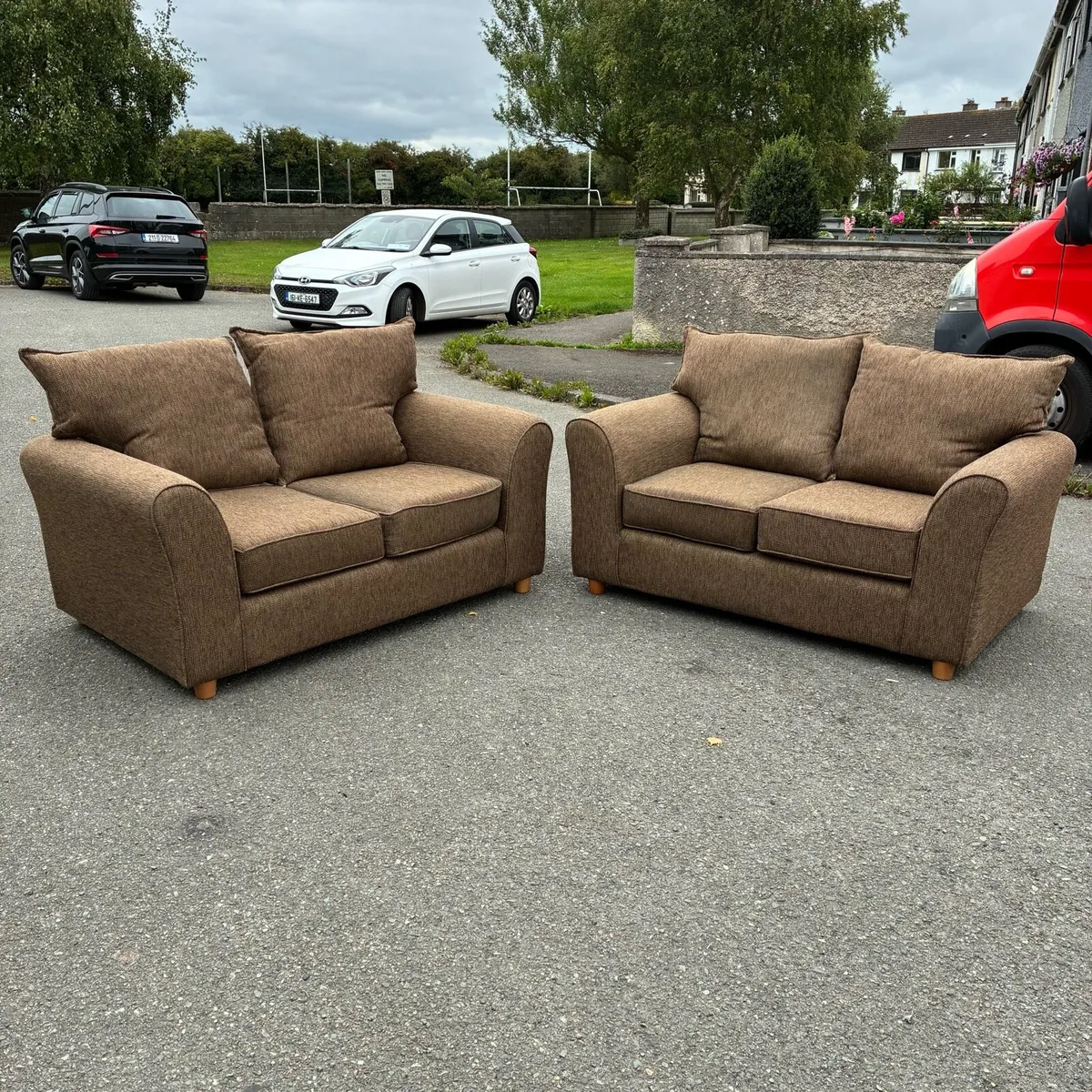 Two 2 seater couches - Image 1