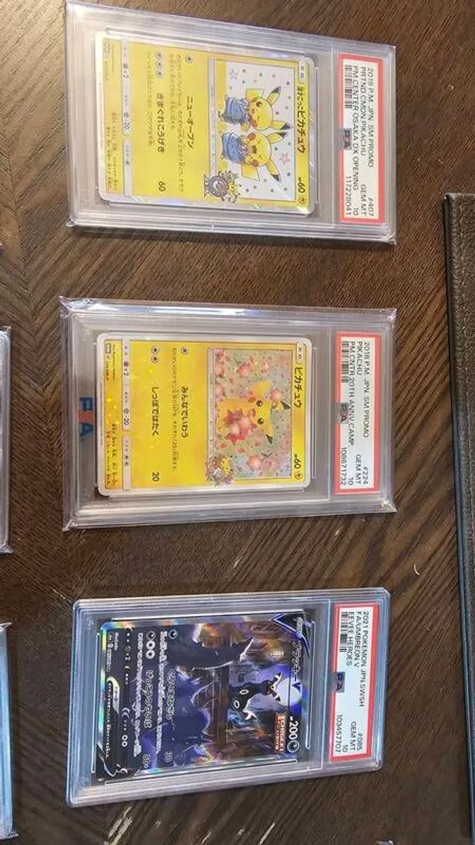 bulk of 40 cards pokemon and one piece. psa 10 and non graded ones - Image 4