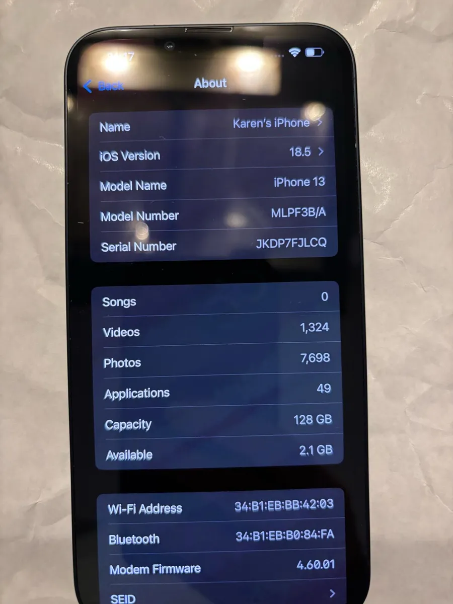 iPhone 13 128  gigabyte - Image 4