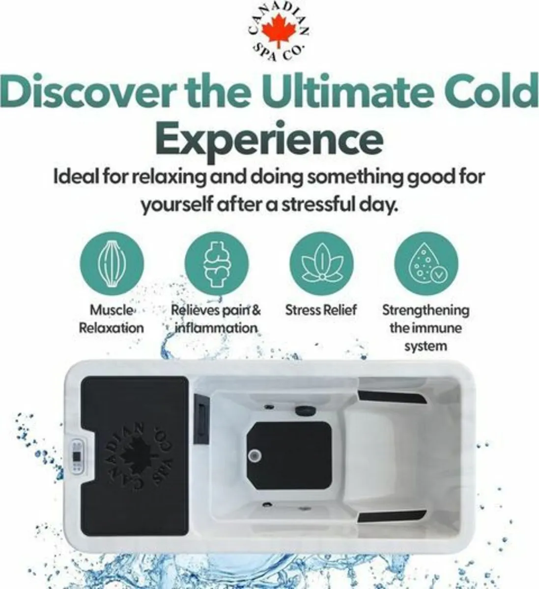Canadian Spa Co Cold Plunge Therapy Spa Ice Bath A - Image 2