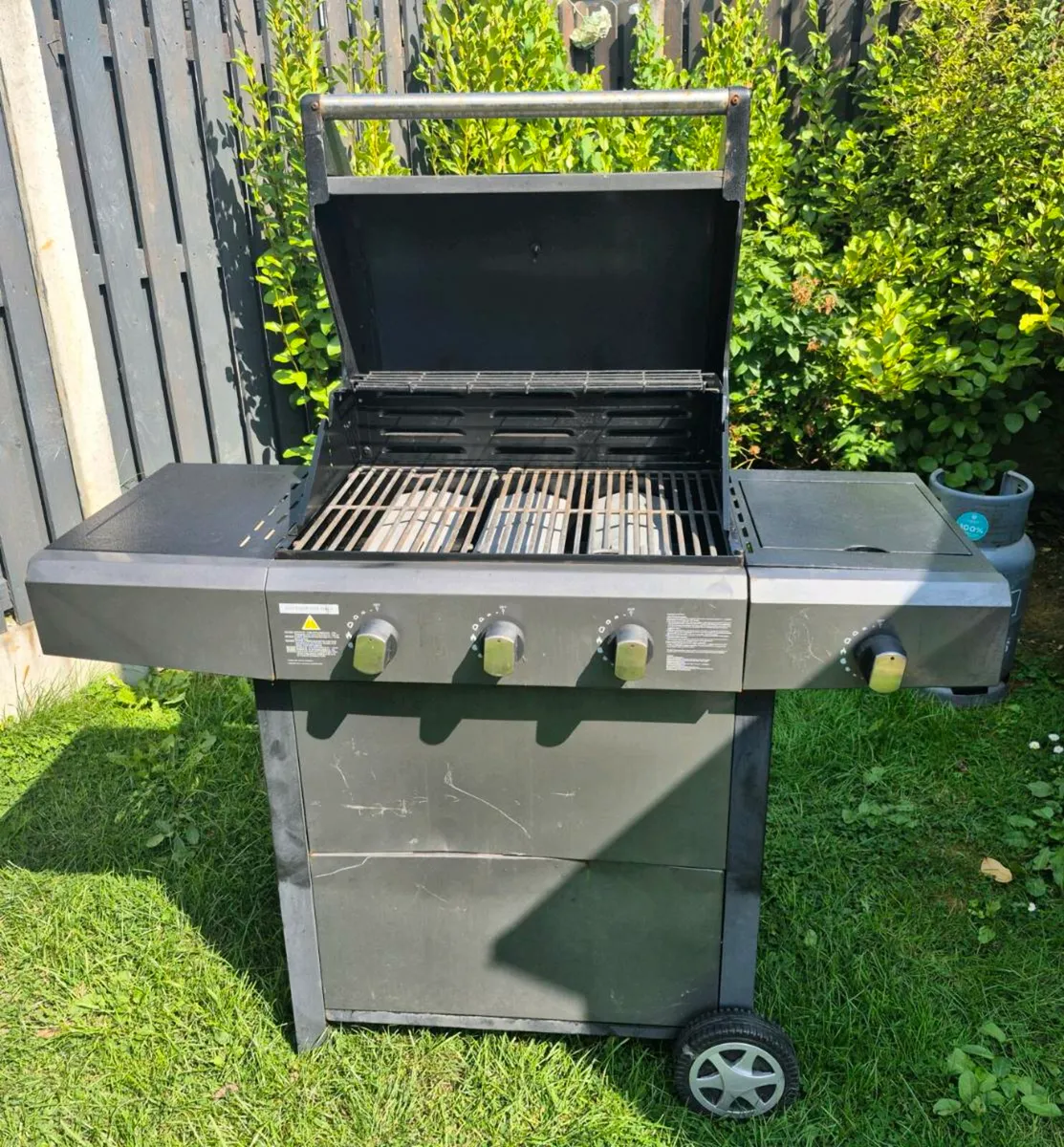 Phoenix 3 Burner Gas BBQ and Charcoal Bbq with 1 S - Image 1