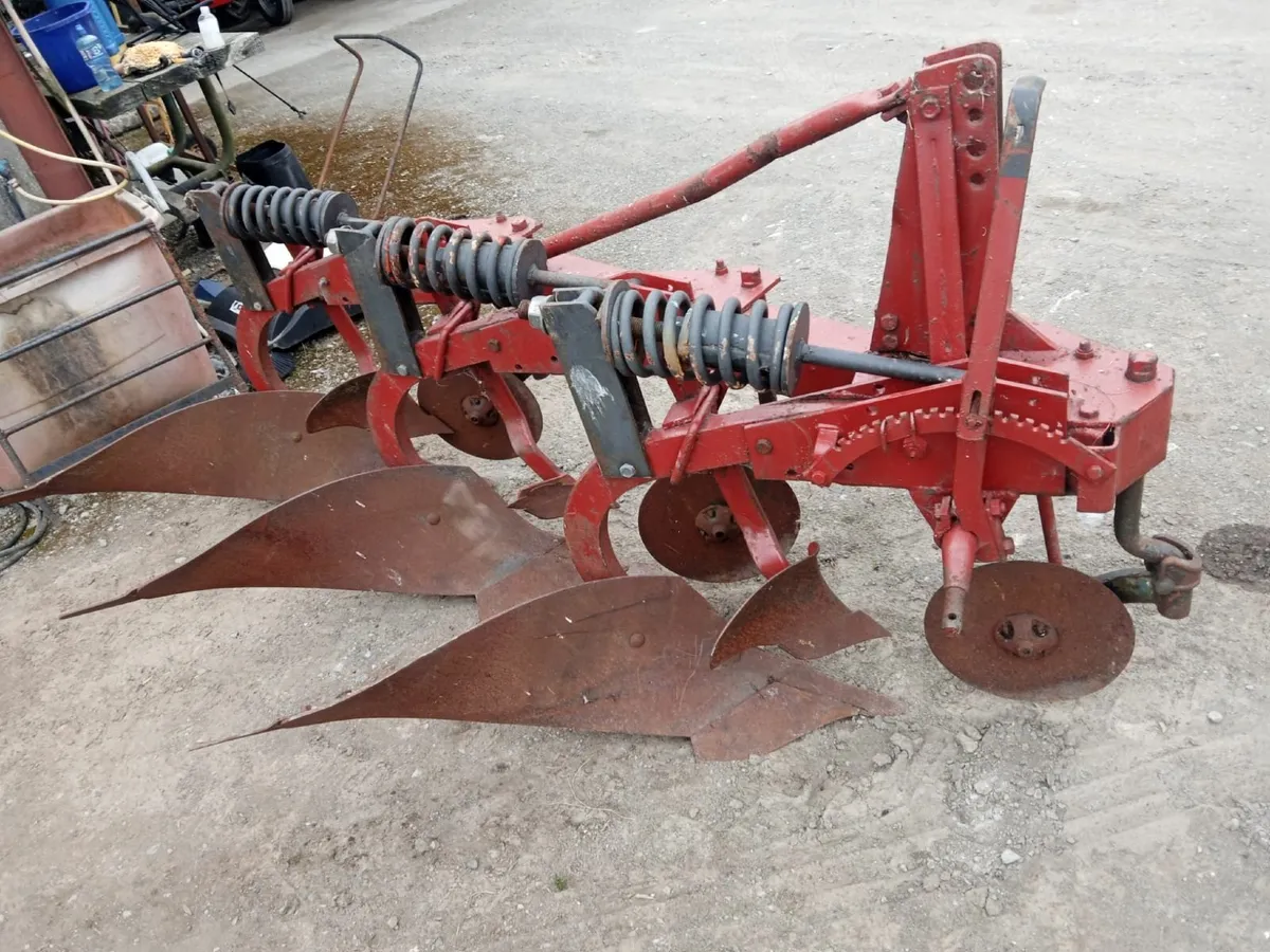 Fork Lift Mast for Tractor & 3 Scrape Plough - Image 1