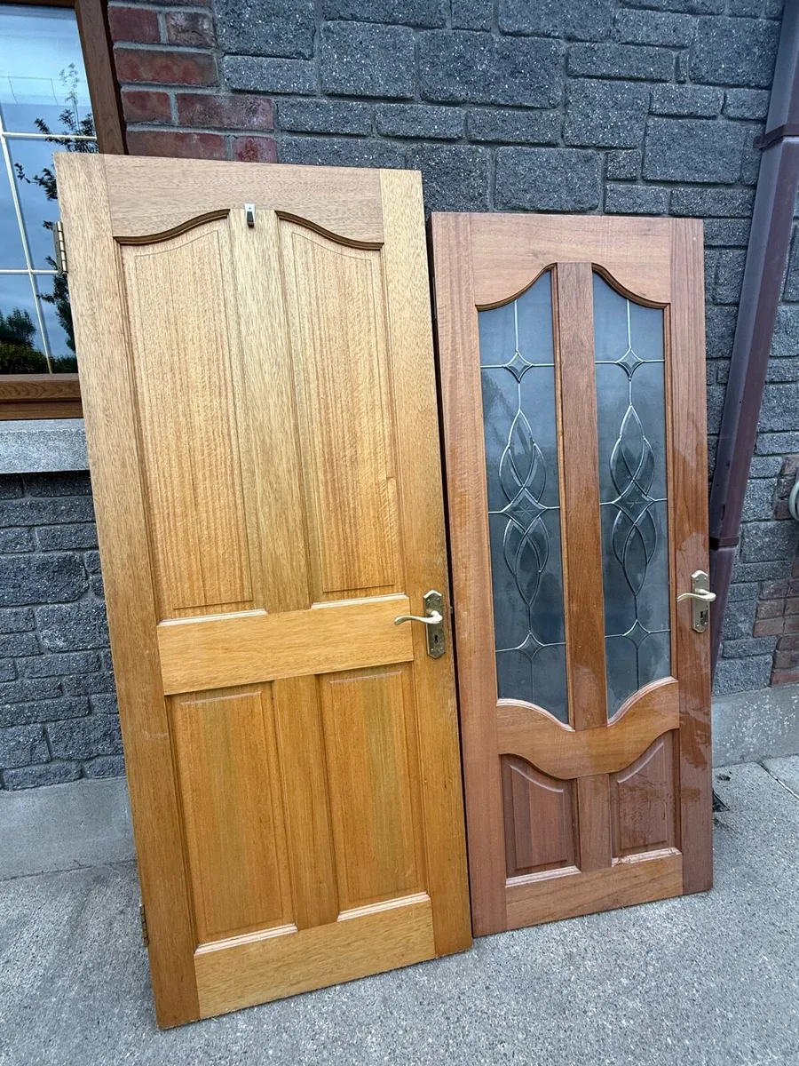Mahogany doors - Image 1