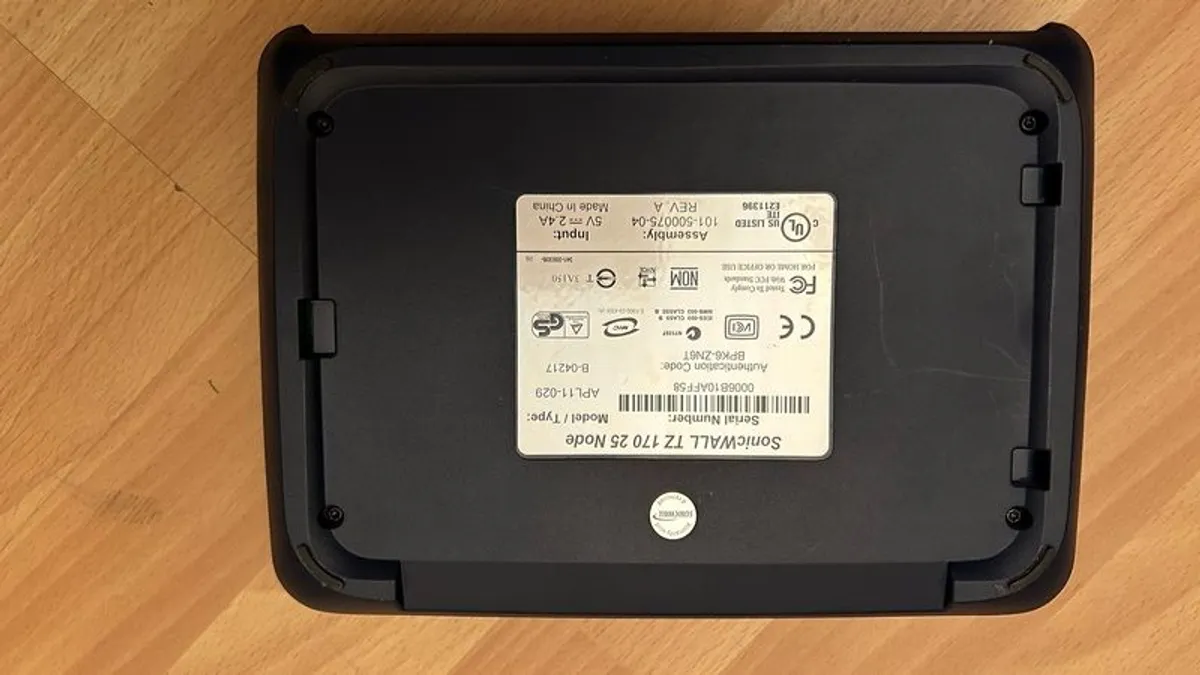 Sonicwall Firewall TZ 170 - Image 2