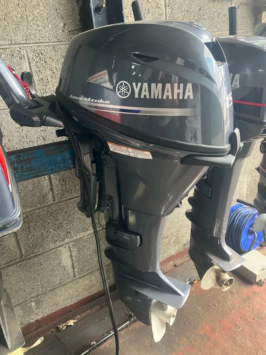 2024 yamaha 15hp long shaft 4 stroke - Image 1