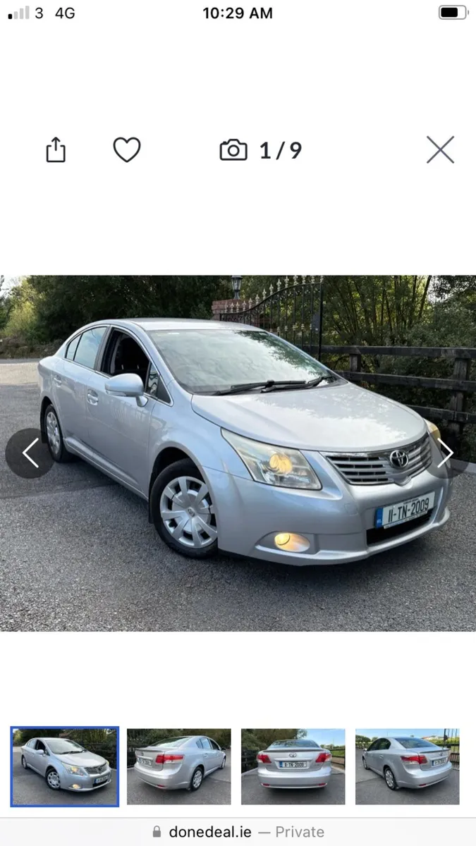 2011 Toyota avensis 2.0D4D - Image 1