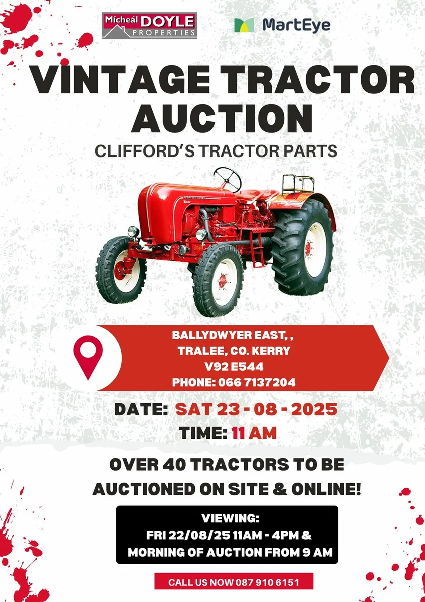Vintage Tractor Auction - Image 3