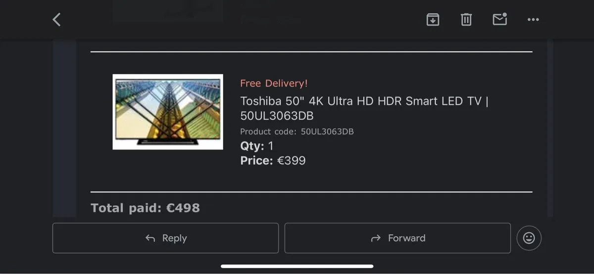 50 Inch TV - Image 4