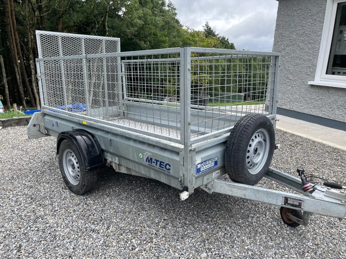 8x4 MTec single axle builders trailer (8 x 4) - Image 2