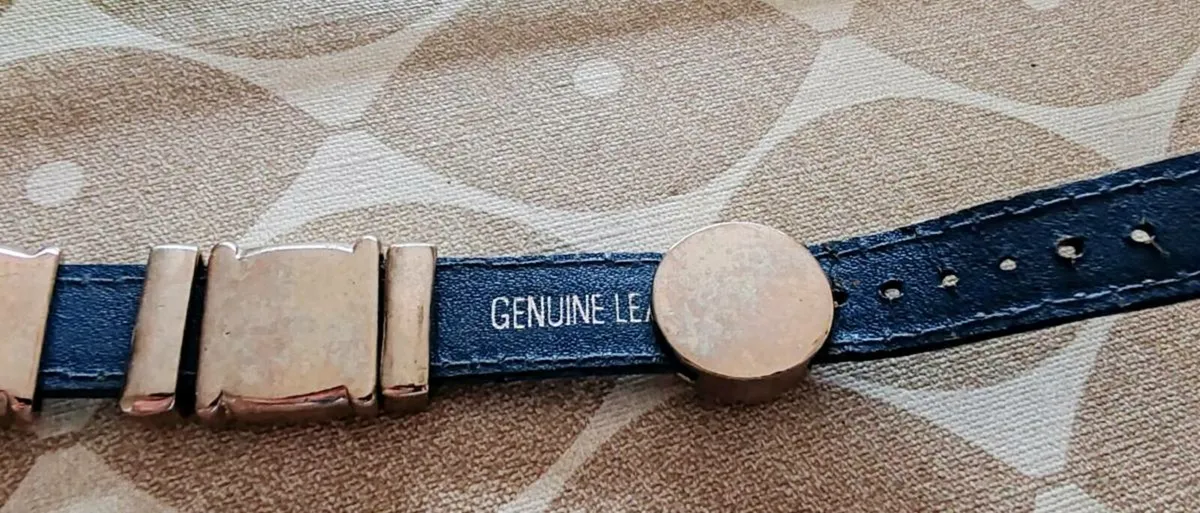 Blue leather bracelet - Image 3