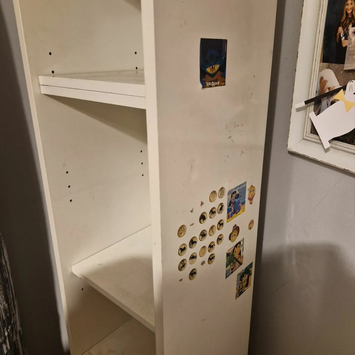 White tall bookcase - Image 2