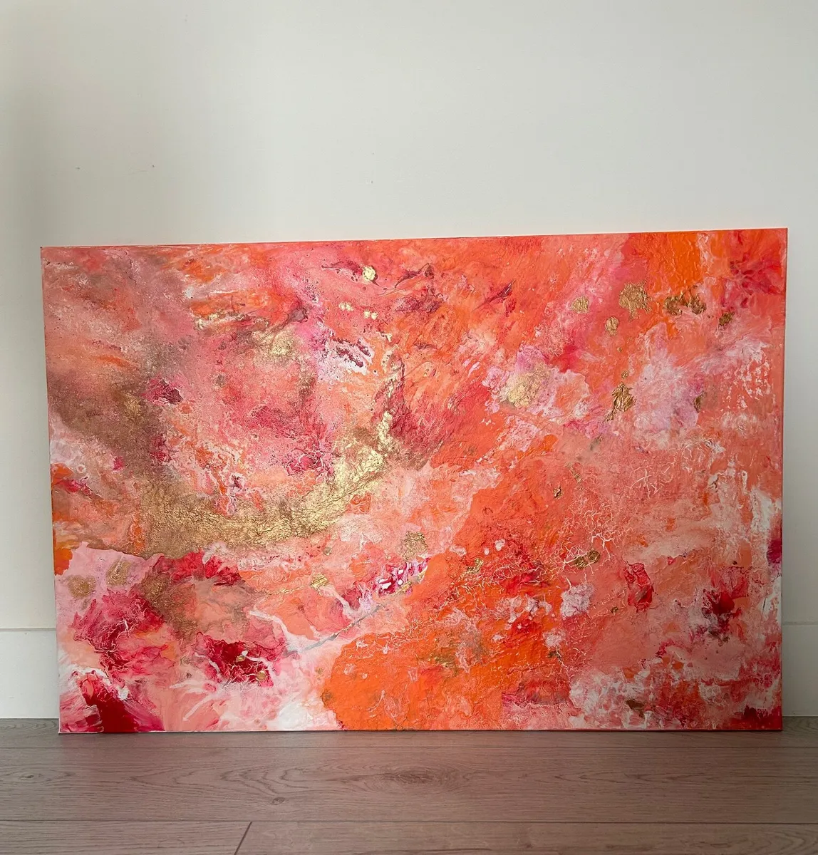 “Blush of a new dawn” abstract painting - Image 2