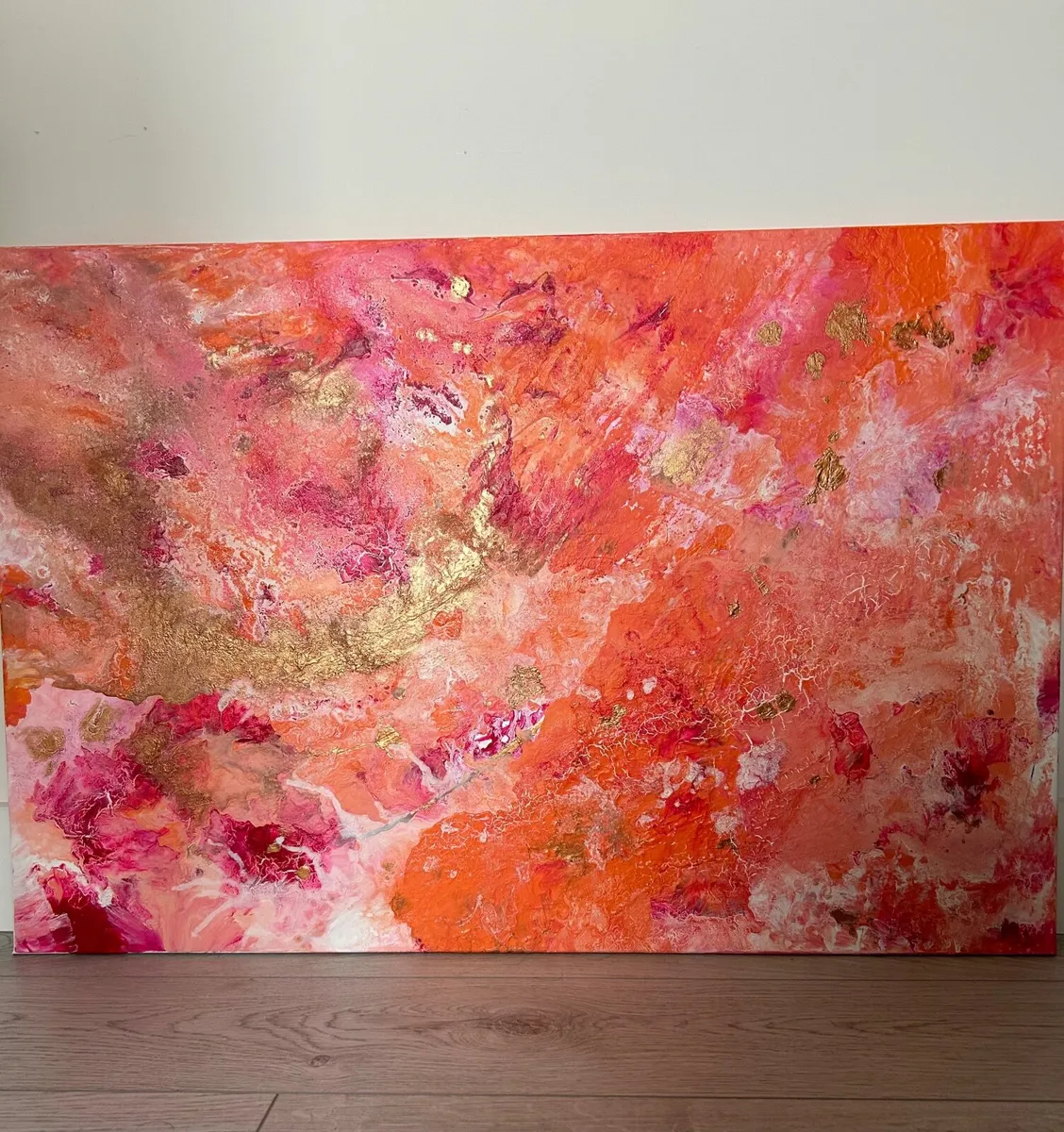 “Blush of a new dawn” abstract painting - Image 3