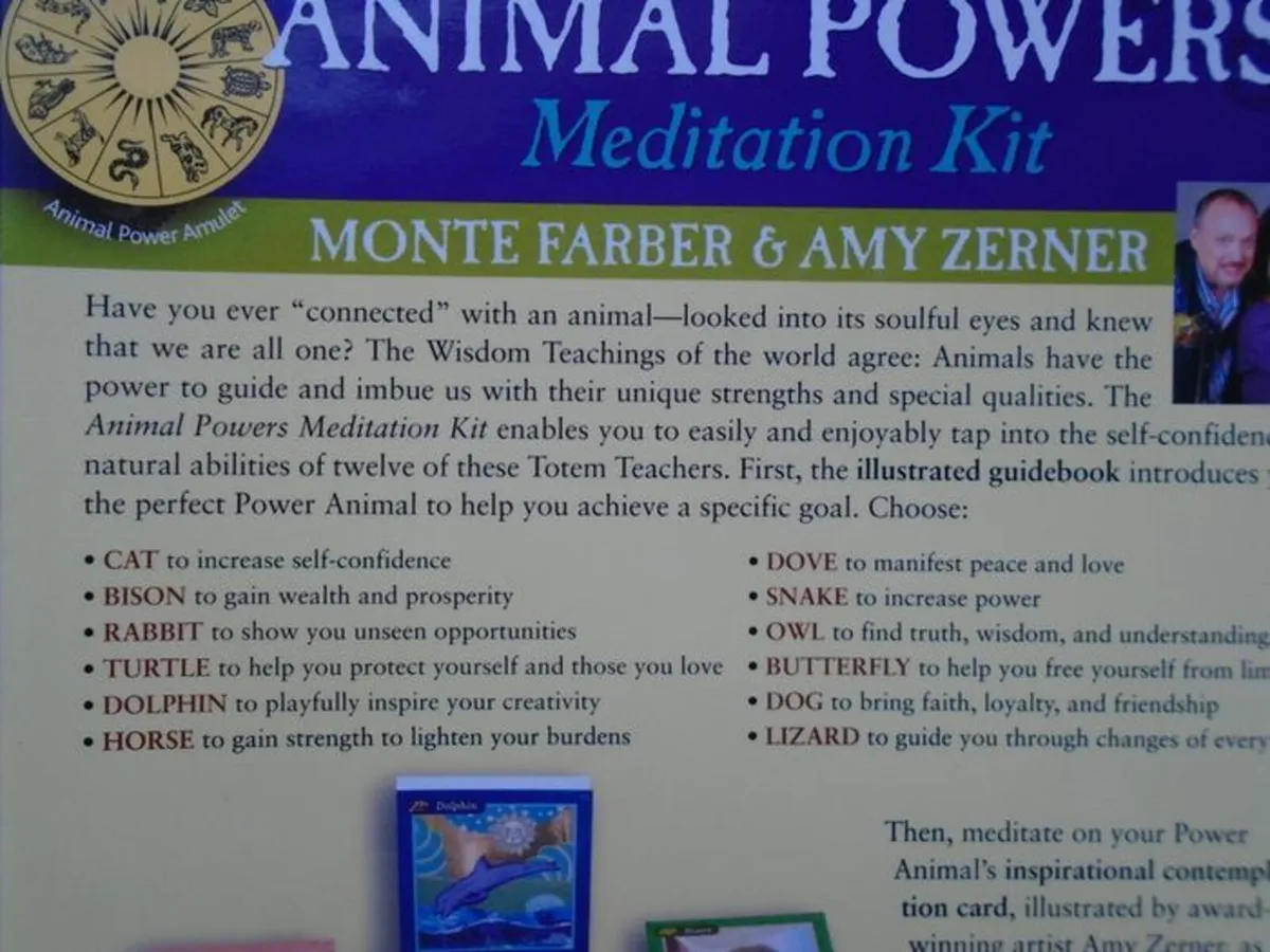 Animal Powers  kit, Cards, CD, guidebook, Gift - Image 2