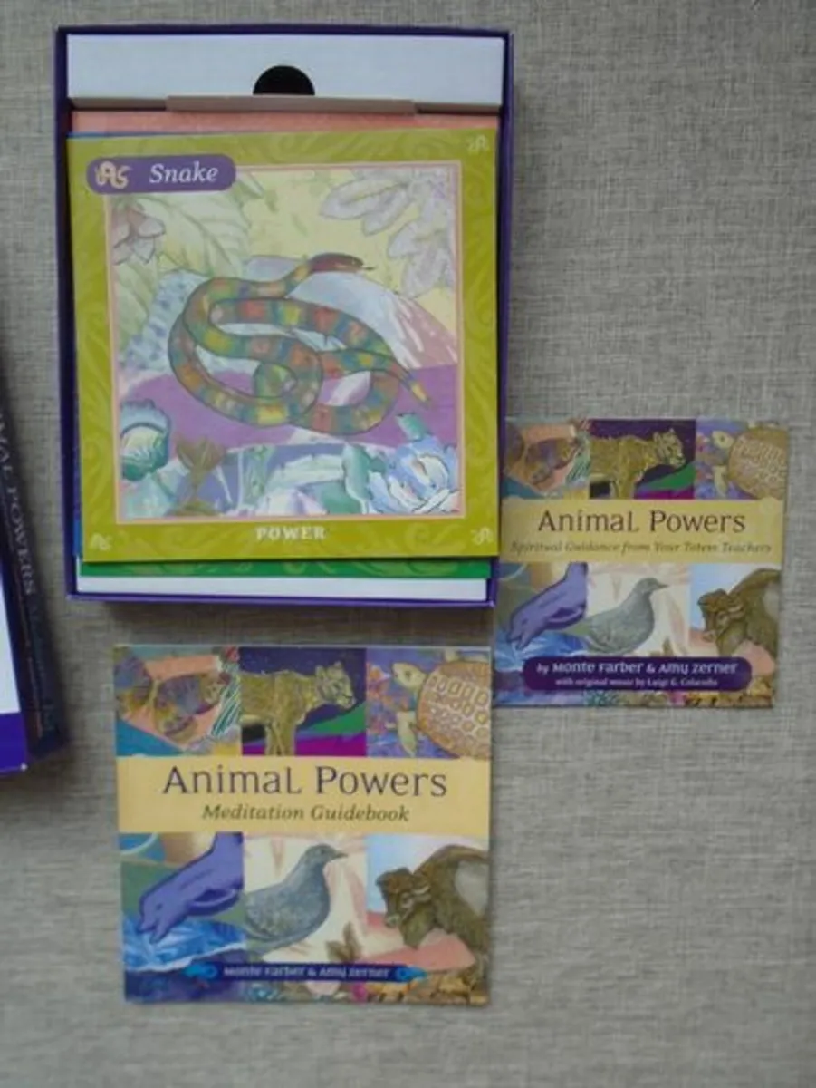 Animal Powers  kit, Cards, CD, guidebook, Gift - Image 4